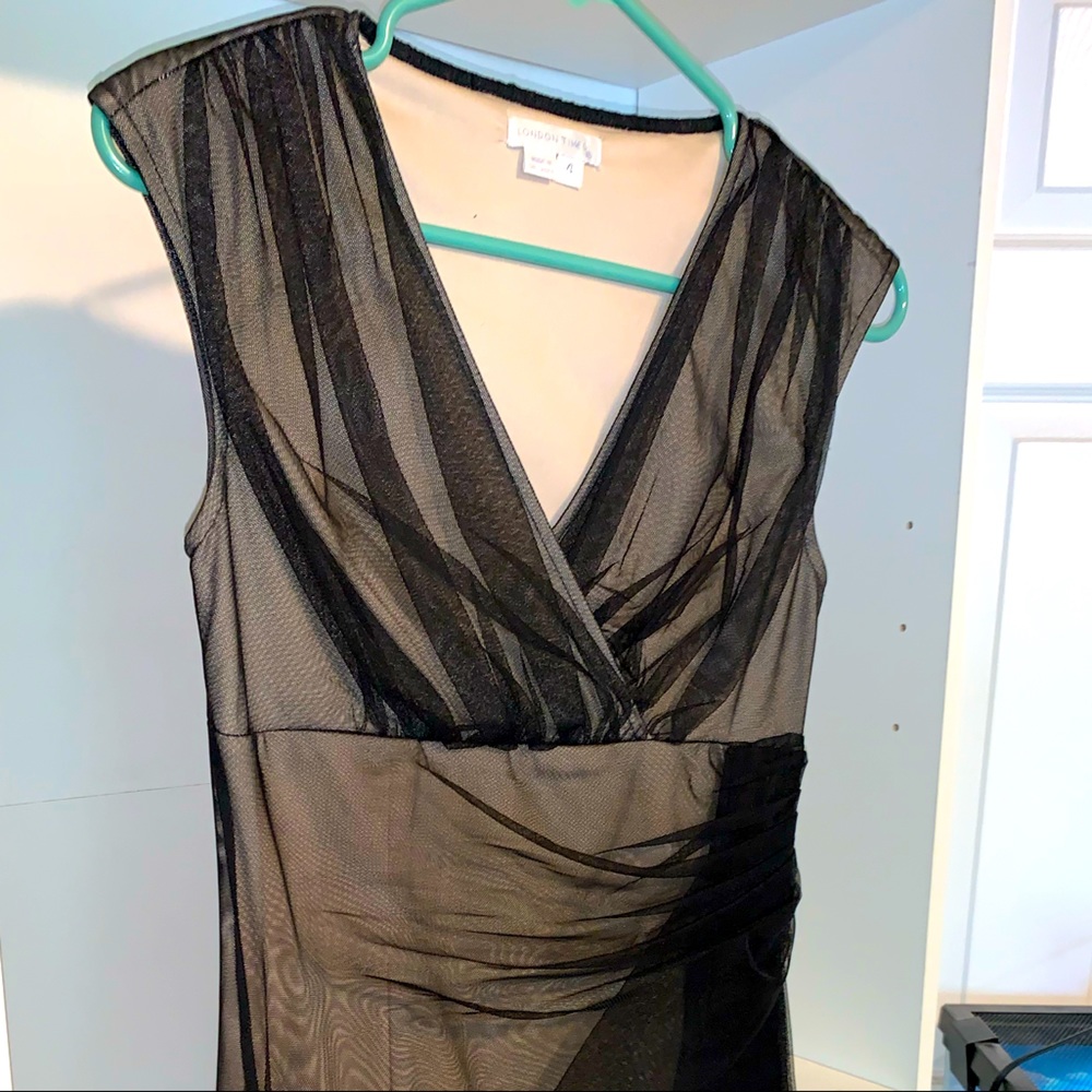 London Times black dress